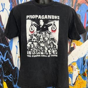 Vintage PROPAGANDHI Purina Hall Of Fame 2001 band tee
